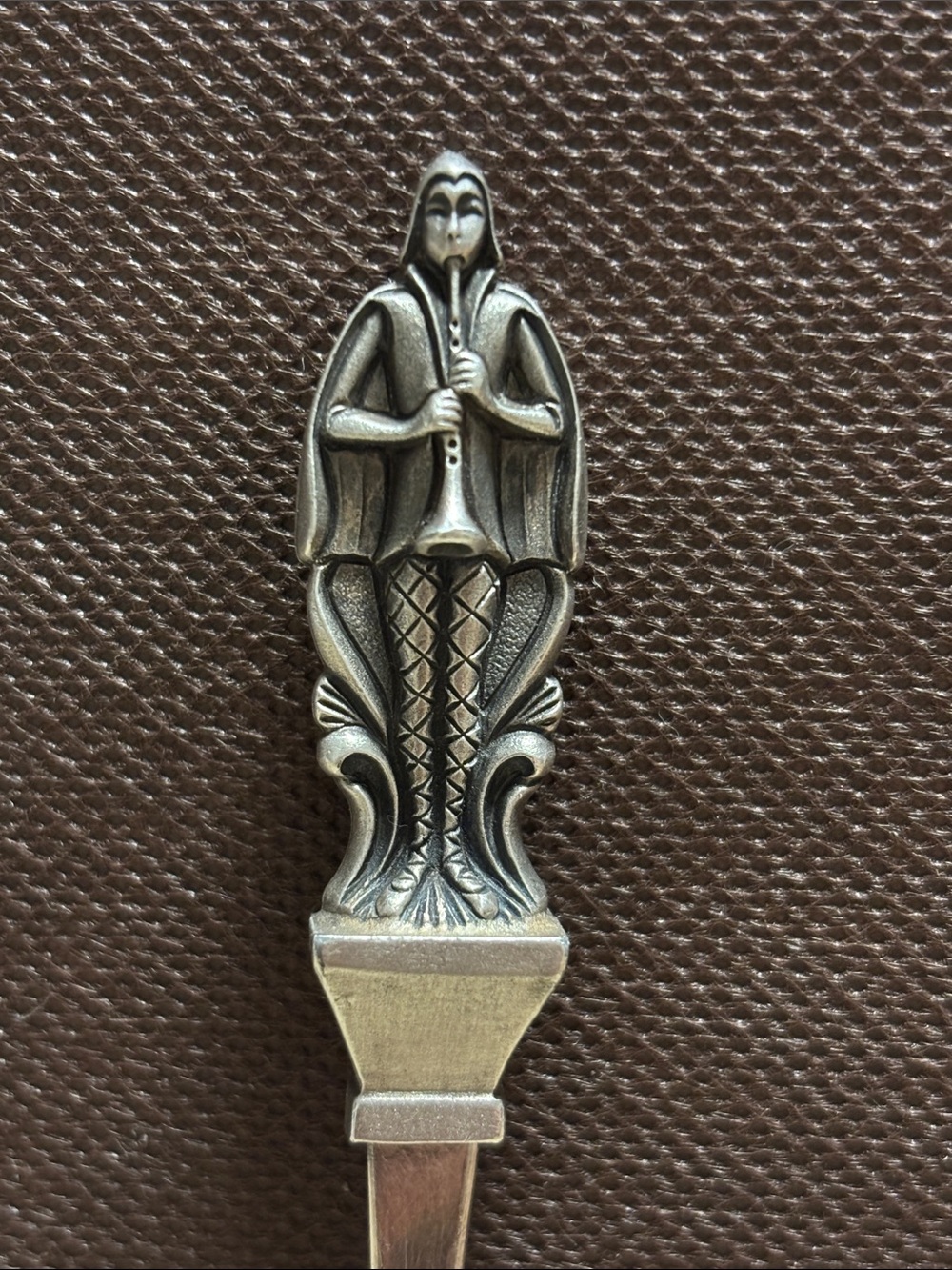 Pewter vintage Mardi Gras souvenir spoon